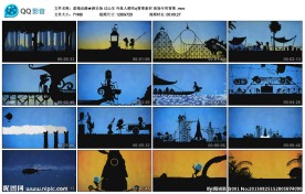 游乐场过山车外星人酒吧vj背景