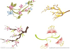 手绘精美花卉