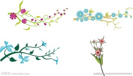 手绘精美花卉