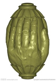 佛手把件四轴圆雕三维3D立体