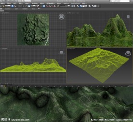 岩石山3D模型