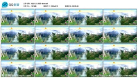 青山松鹤红日生日寿辰婚礼背景