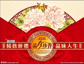 月饼礼盒设计AI 源文件