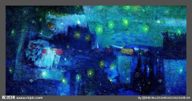 抽象油画
