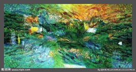抽象油画