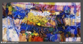 抽象油画
