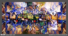 抽象油画