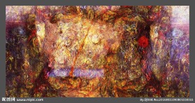 抽象油画