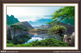 风景迎客松