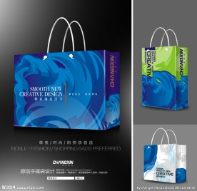 服装手提袋(展开图)