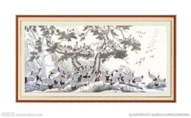 百鹤图 松鹤延年
