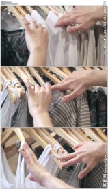 商场挑选衣服