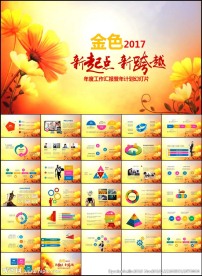 金色2017年终总结工作汇报
