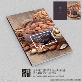 年货干果美食产品画册封面