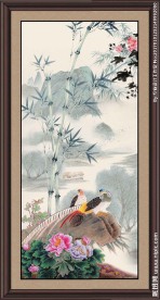 国画竹子