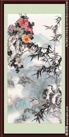 国画竹子