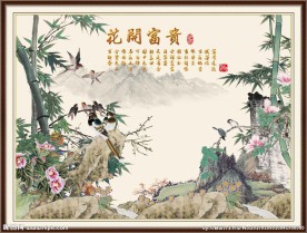 国画竹子