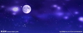 月亮 流星