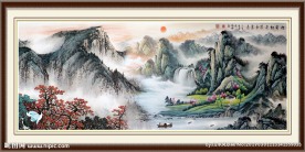 国画山水画