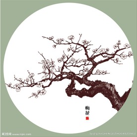 水墨梅花