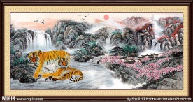 国画老虎
