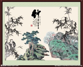 国画竹子