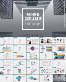 简约公司介绍商业计划书PPT