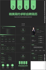 精美大气个人简历求职竞聘PPT