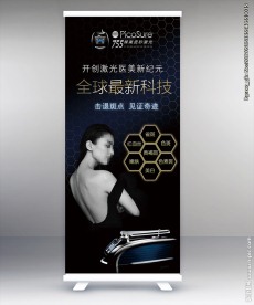 蜂巢皮秒激光展架