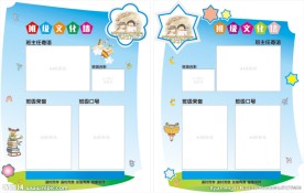 班级文化墙展板学校教室布置素材
