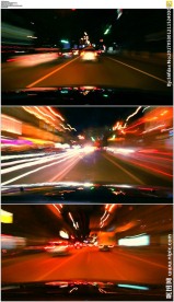 开车街道穿梭