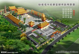 庙宇鸟瞰图