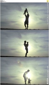 夕阳父子