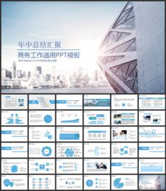 年中工作总结汇报PPT