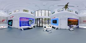 无人机展厅全景效果图模型