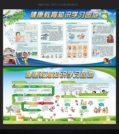 健康教育宣传知识健康教育展板
