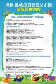 艺术团展板