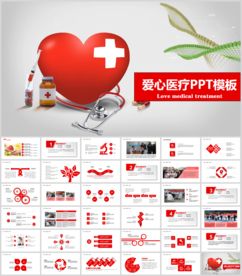爱心医疗ppt模板