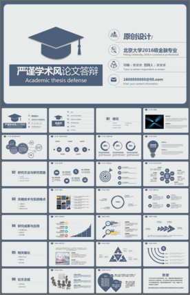框架完整实用毕业论文答辩ppt