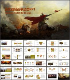 赢战天下古代战争战场PPT模板