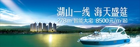 地产广告 湖景 山景