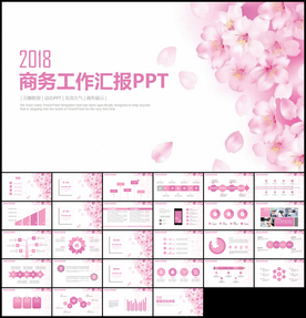 商务总结汇报PPT模板