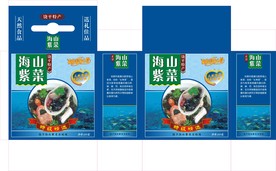 紫菜包装 展开图