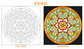 彩绘玻璃 教堂玻璃