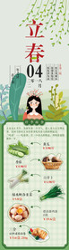 立春 二十四节气 卡通 食谱