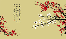 梅花   水墨梅