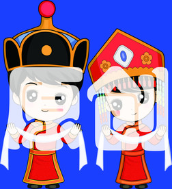 蒙古族卡通