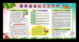 春季健康教育宣传栏