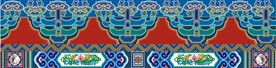 矢量斗拱横梁彩绘