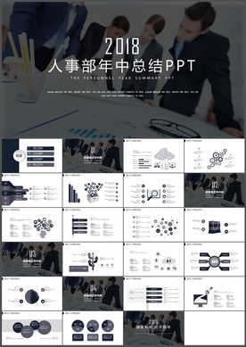 人事部年中总结PPT